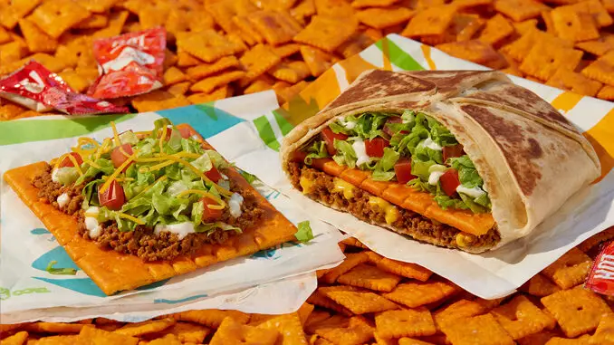 Why Is Taco Bell Making A Gigantic Cheez-It? Cheez-It Tostada And Chunchwrap. Limited Time Only!