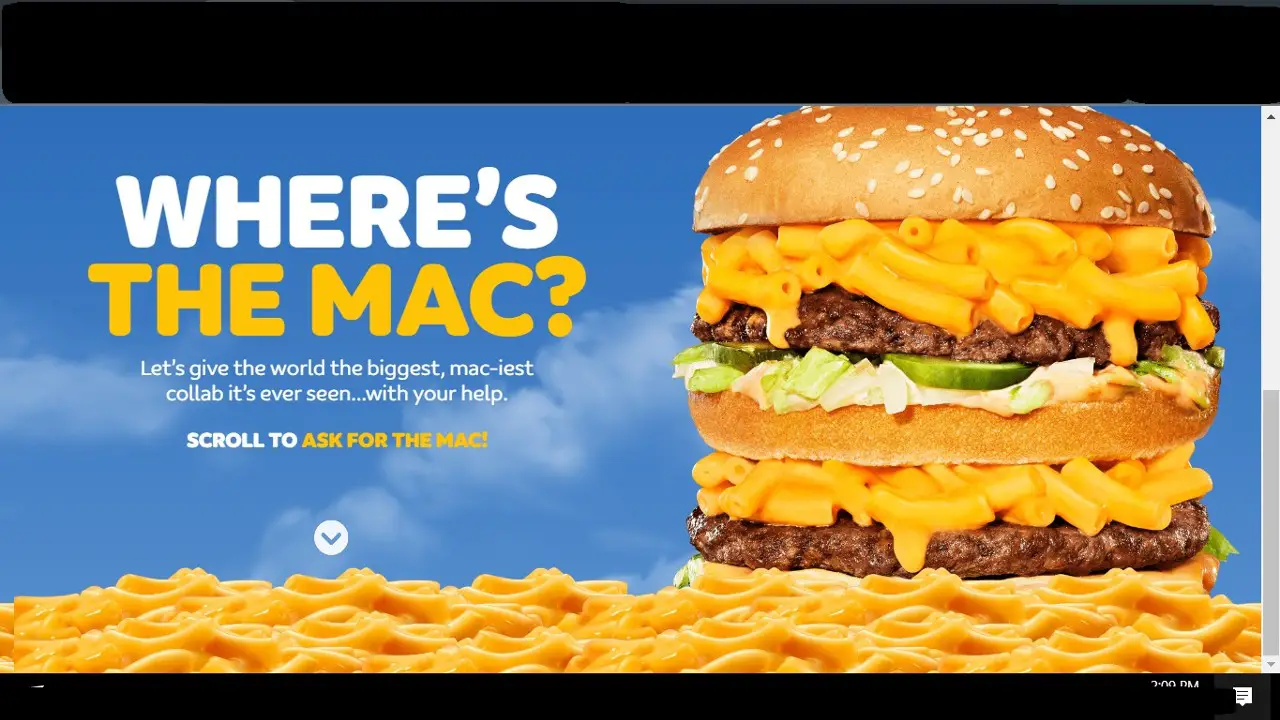 Mac & Cheese Big Mac? Kraft Starts Petition To Partner Up With McDonald’s