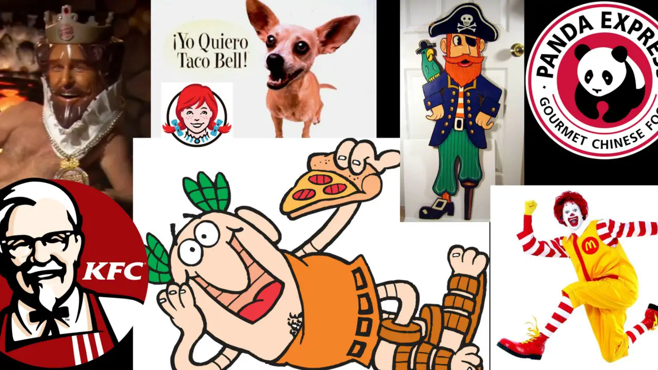 The Evolution And History Of Fast Food Mascots Over The Years