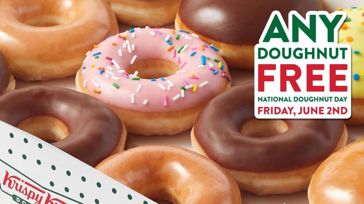 Two Chains Are Giving Away Free Donuts To Celebrate National Donut Day, June 2nd