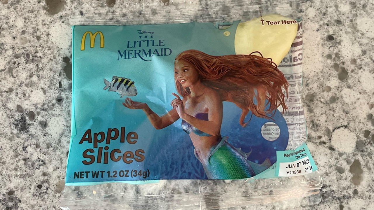 Plastic Packaging In The Little Mermaid Happy Meal For One Single Apple Slice Has Customer’s Disgusted