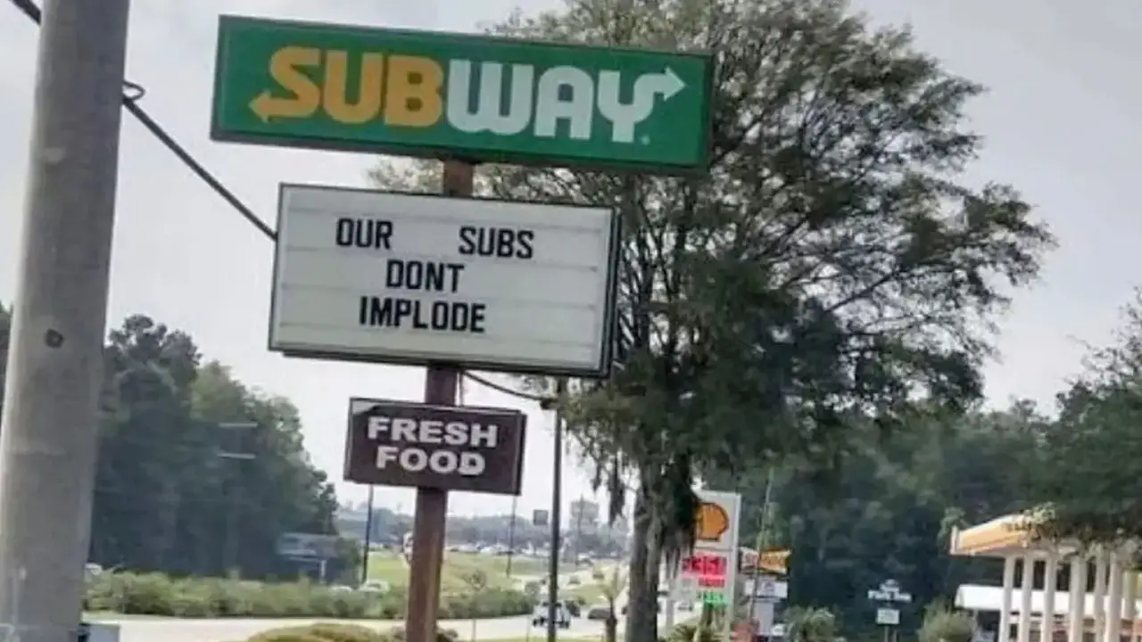 Subway Location Goes Overboard With Sign Mocking Deadly Disaster “Our Subs Don’t Implode”…Has Many Horrified