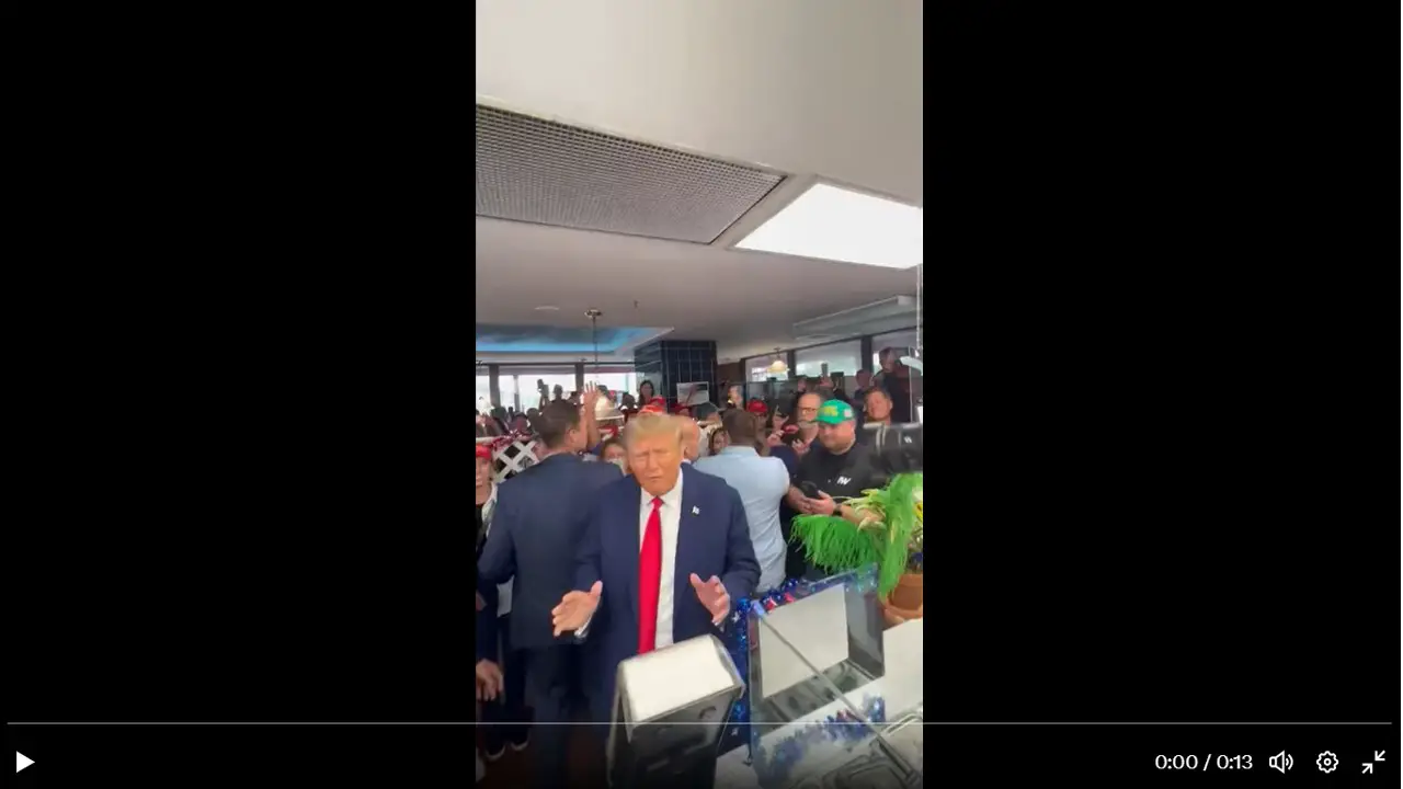 Trump While At Dairy Queen “What The Hell Is A  Blizzard”?