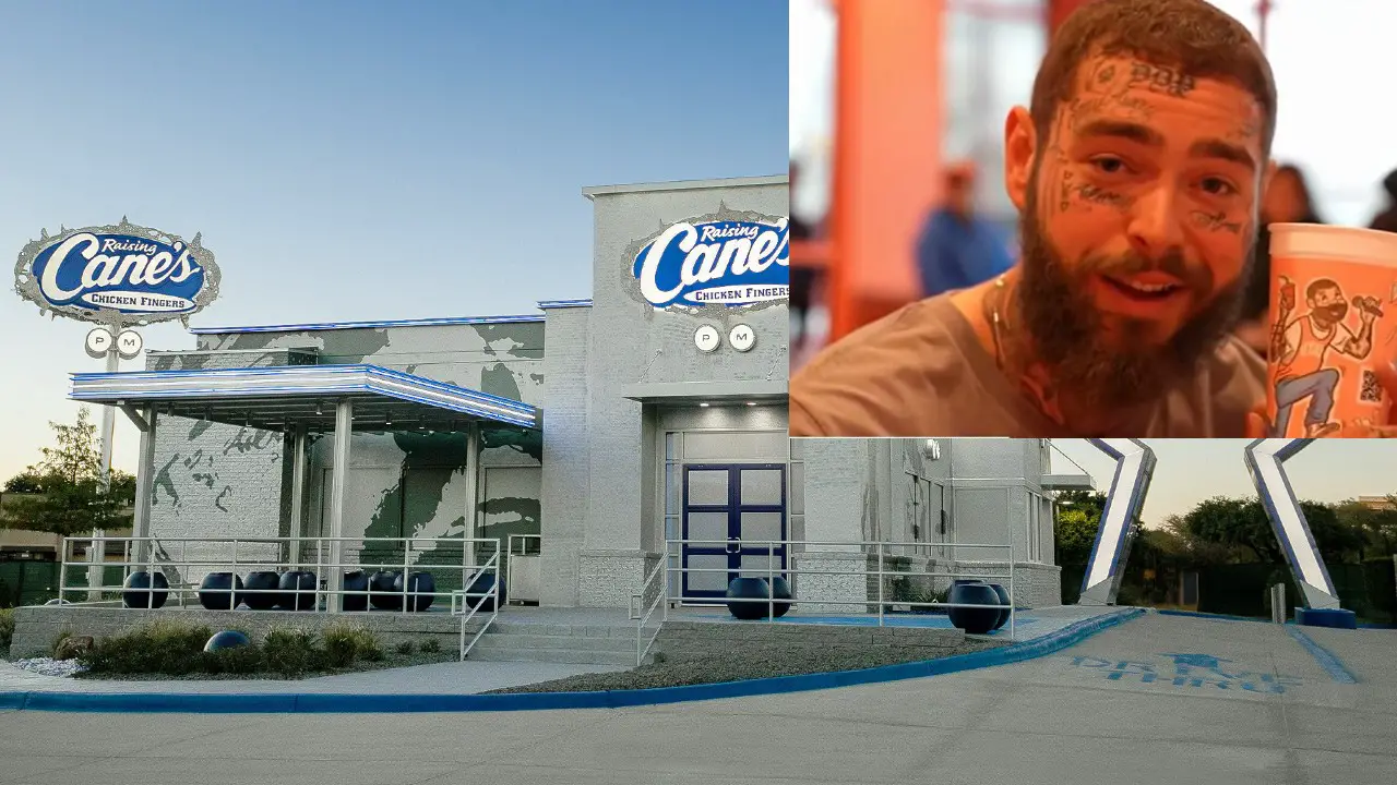 Post Malone Cant Get Enough Of Raising Canes, Surprises Fans At Grand Opening