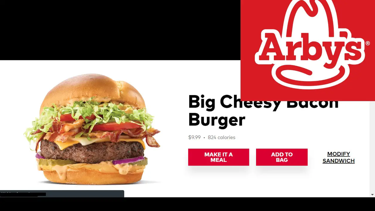 <strong>Arby’s Big Cheesy Bacon Burger: A Tower of Meat, Cheese, and Bacon</strong>
