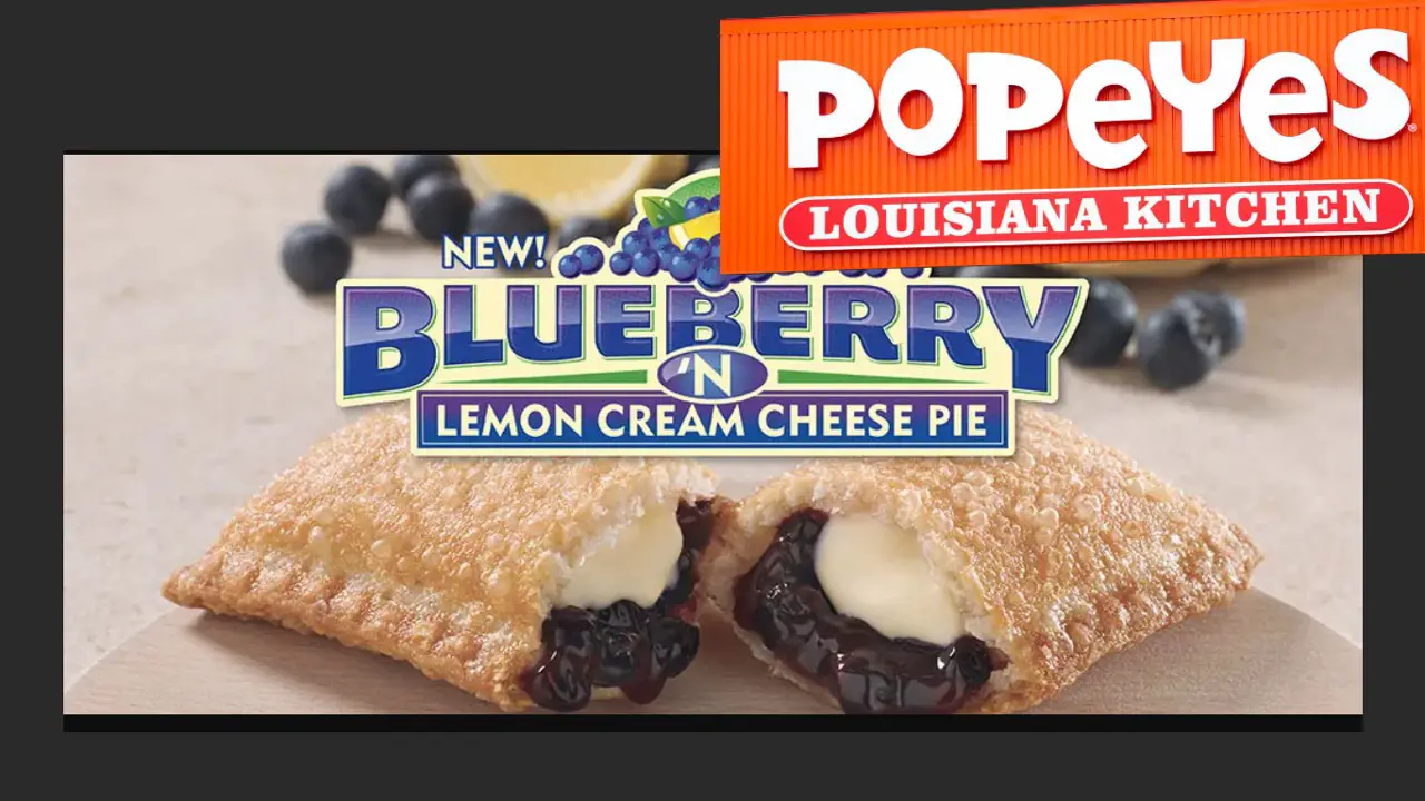 Popeyes Brings Back Blueberry Lemon Cream Cheese Fried Pie for a Sweet Holiday Comeback