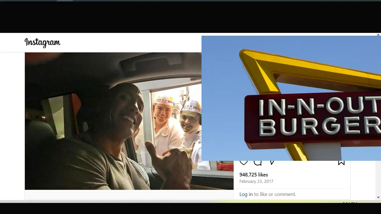 Dwayne “The Rock” Johnson First Time In Drive-Thru, Visits In N Out, Doesn’t Know The “Lingo” Or “Who To Pay”