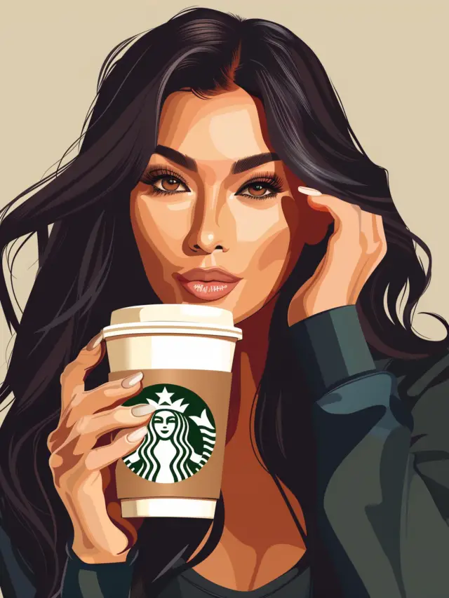 The Weird Reason Kim Kardashian Is Creeped Out By Starbuck’s Coffee