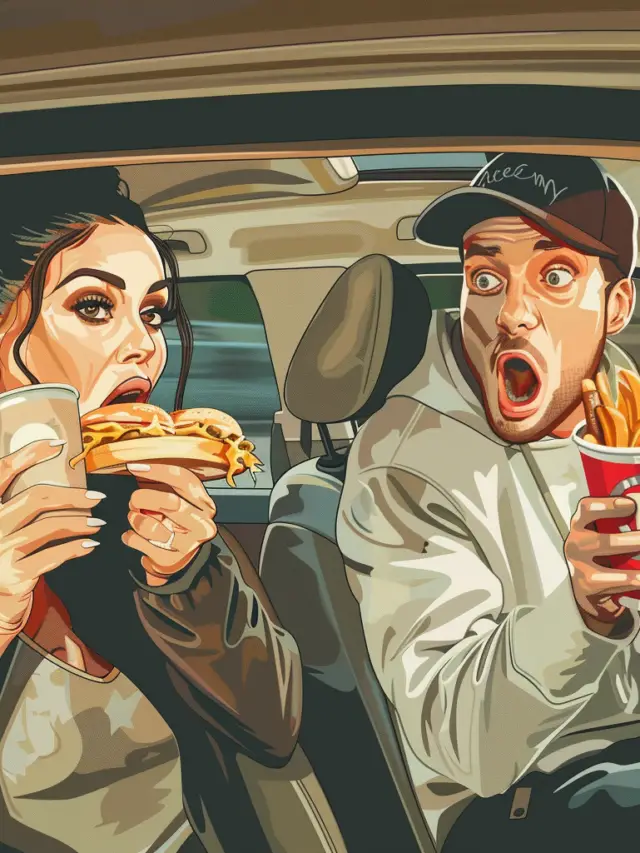 Former A-List Couple Spotted At Fast Food Drive-Thru