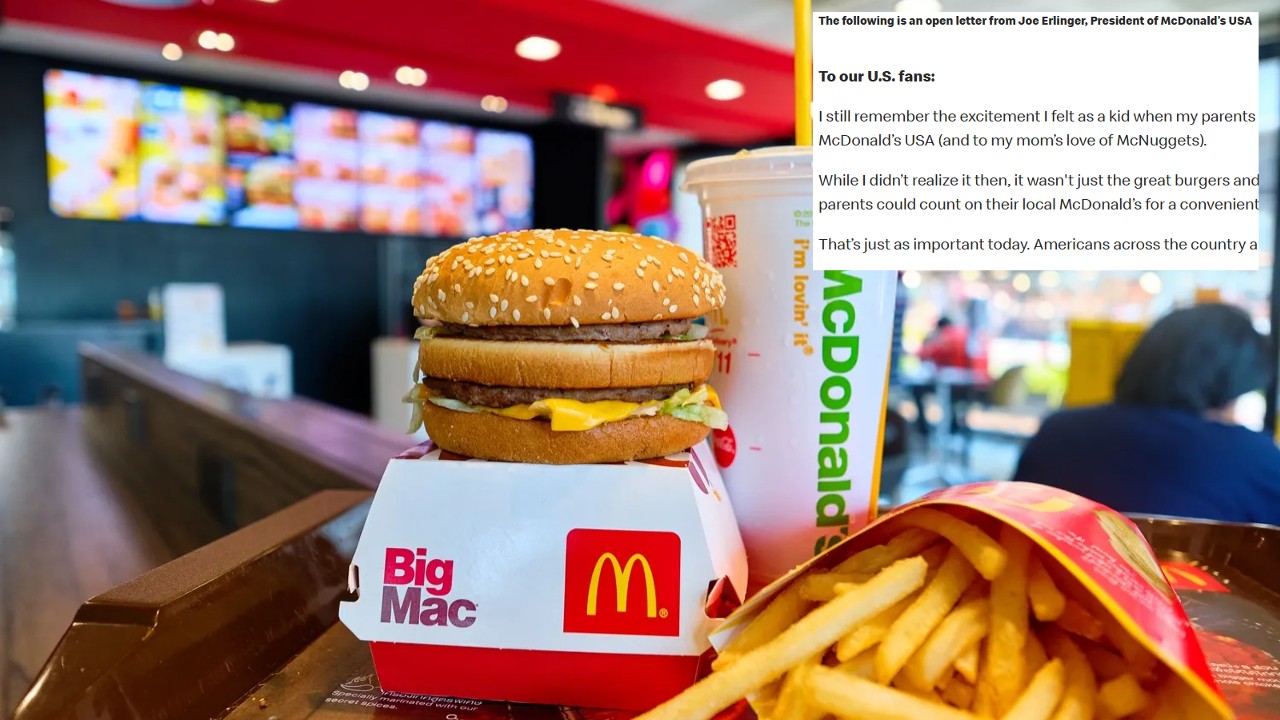 A Spooked McDonald's Addresses Price Complaints In Open Letter To ...